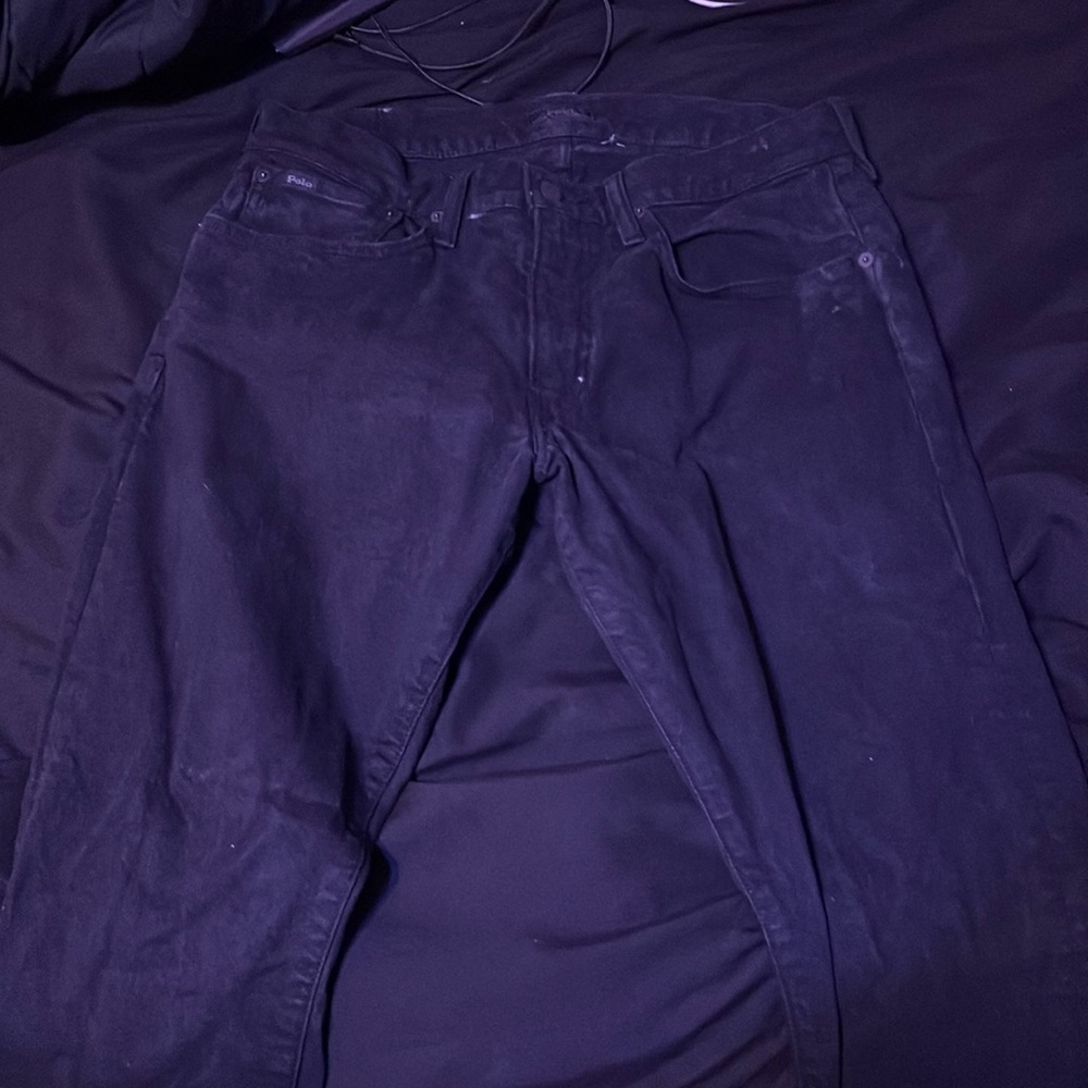 Black polo jeans